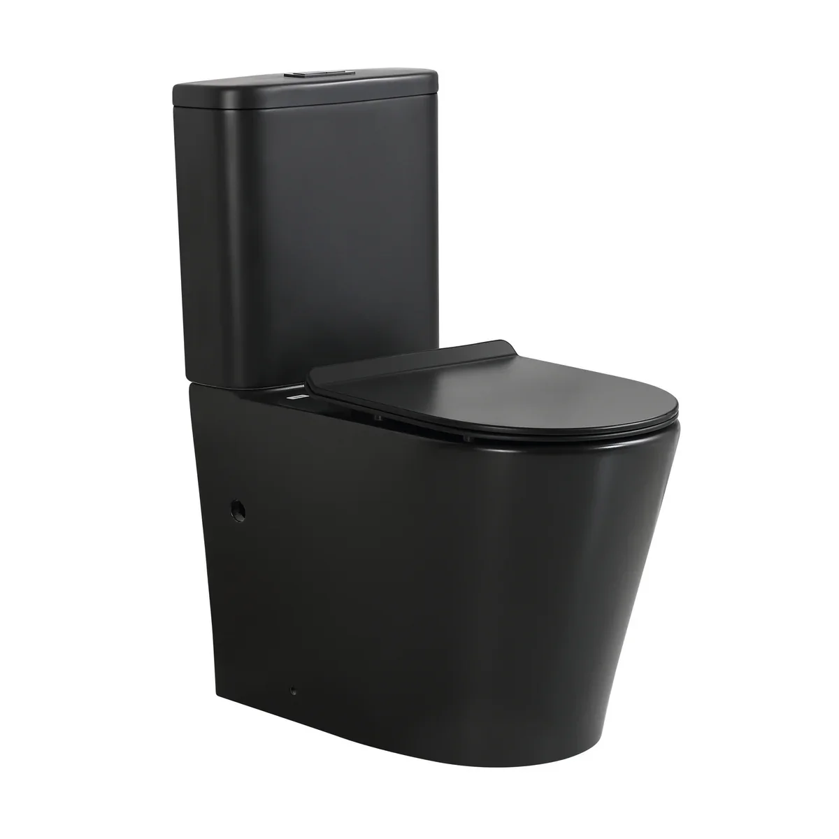 Tornado Quiet Two-Piece Toilet MATT BLACK