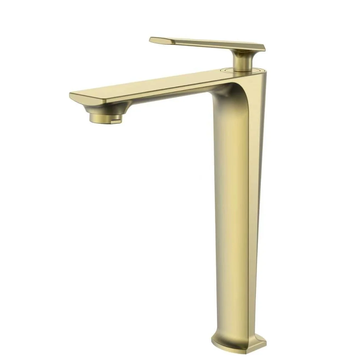 Luxury Brushed Gold Vessel Basin Mixer – DR Brass Tall Faucet