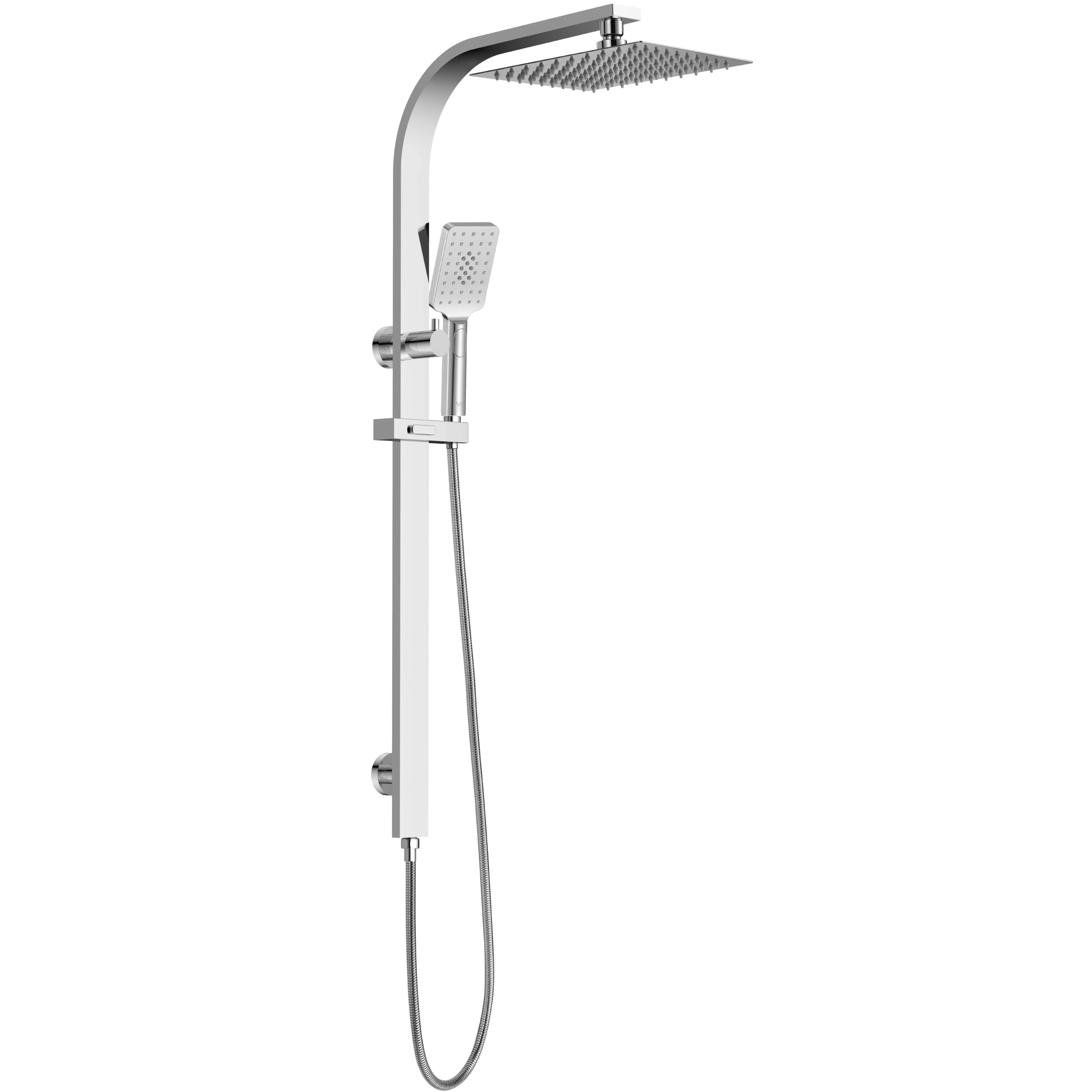 Wide Body Square Shower Column Set – Premium Brass & Stainless Steel