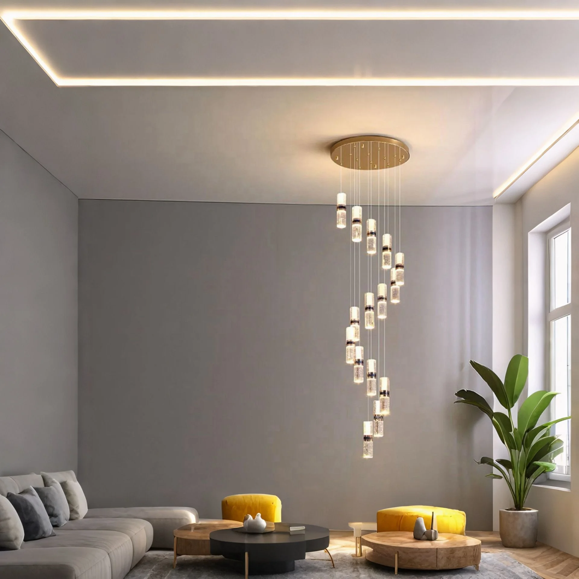 TAKING ADVANCE ORDERS  -Luxury Crystal Pendant Chandelier – Statement Feature Light